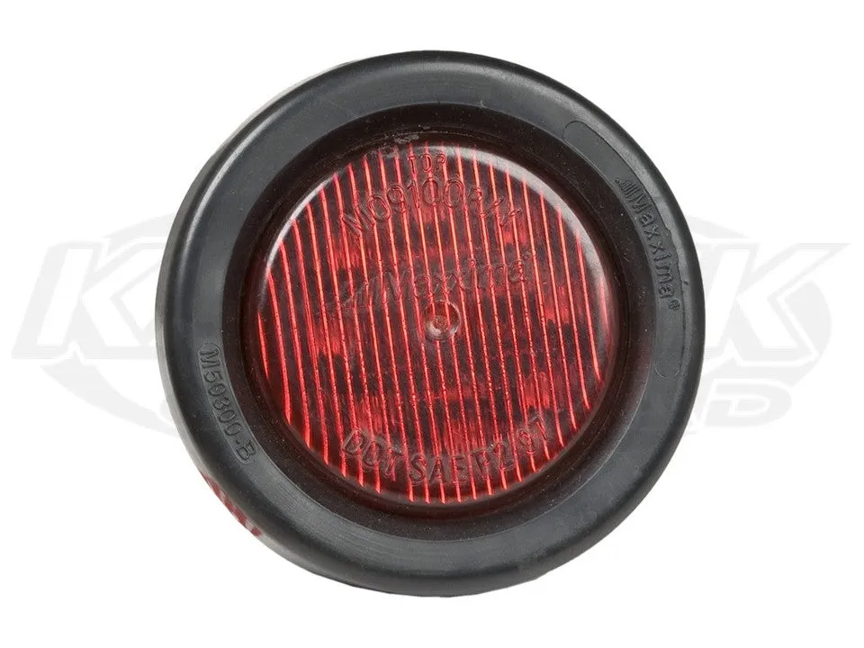 2" Round LED Standard Lens Amber