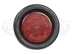 2" Round LED Standard Lens Amber
