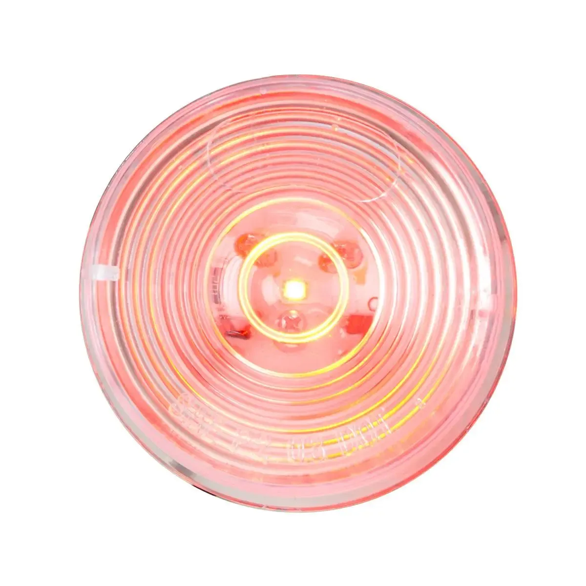 76433 2" RED/CLEAR 1 LED MARKER SEALED LIGHT