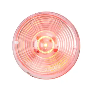 76433 2" RED/CLEAR 1 LED MARKER SEALED LIGHT