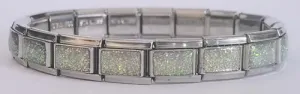 9mm Glitter Italian Charm Starter Bracelet