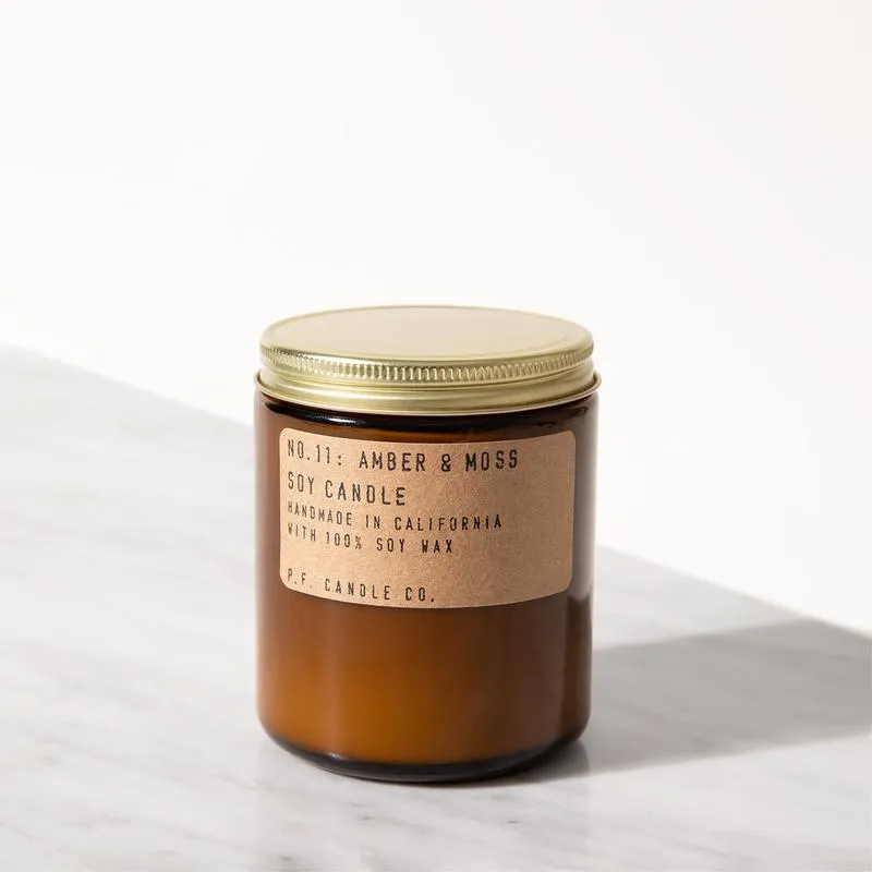 Amber & Moss Soy Candle