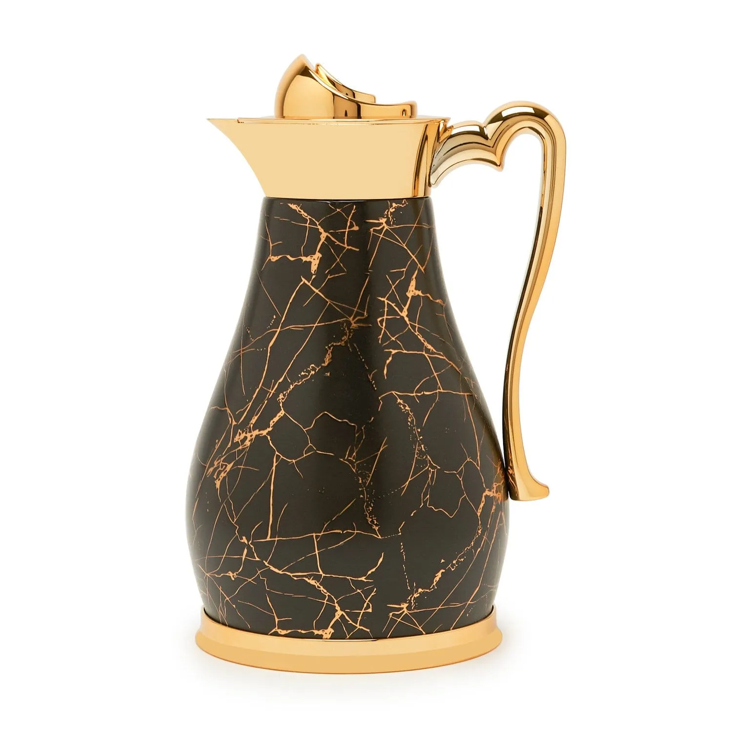 Amber Brava Gold Black 0.75L Flask - AM4407-750-BRV