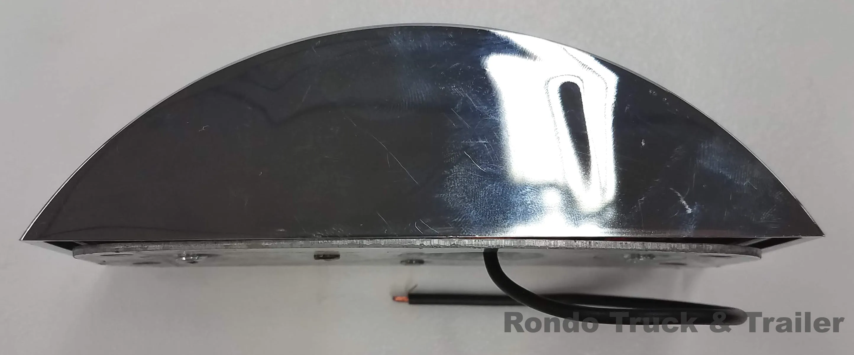 Armored Trailer Light W/ Chrome Molding - Incandescent - Amber or Red Lens 122XA/122XR