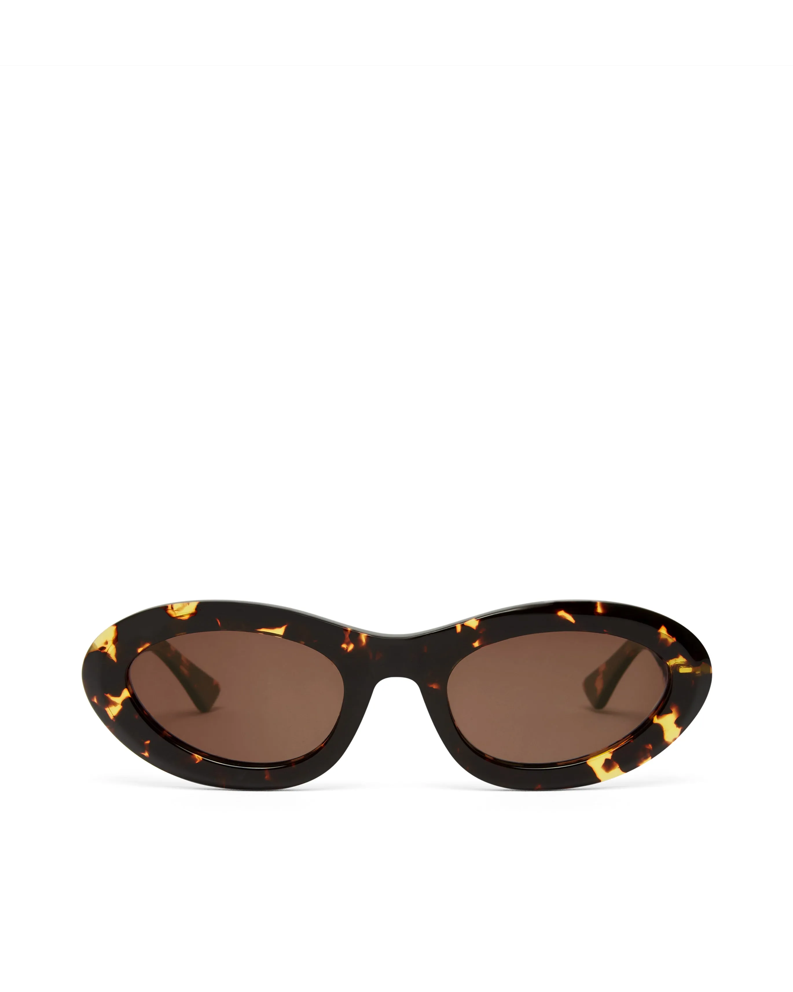 BANBE EYEWEAR Womens The Jasmine Sunglasses - Amber Tort - Auburn