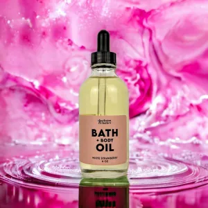 Bath   Body Oil - White Strawberry
