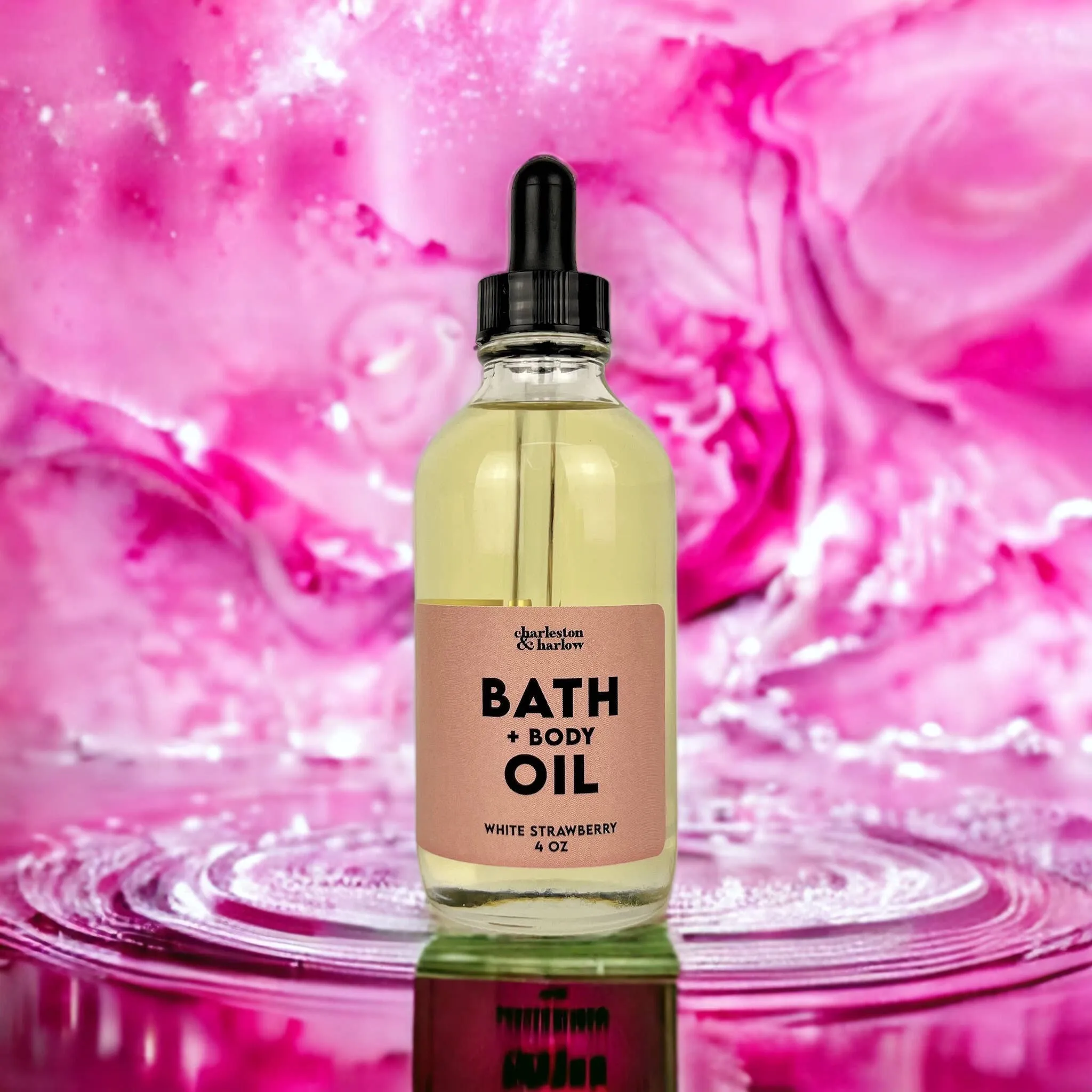 Bath   Body Oil - White Strawberry