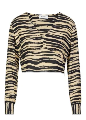 BeckyMD print top - Moonstone Tiger