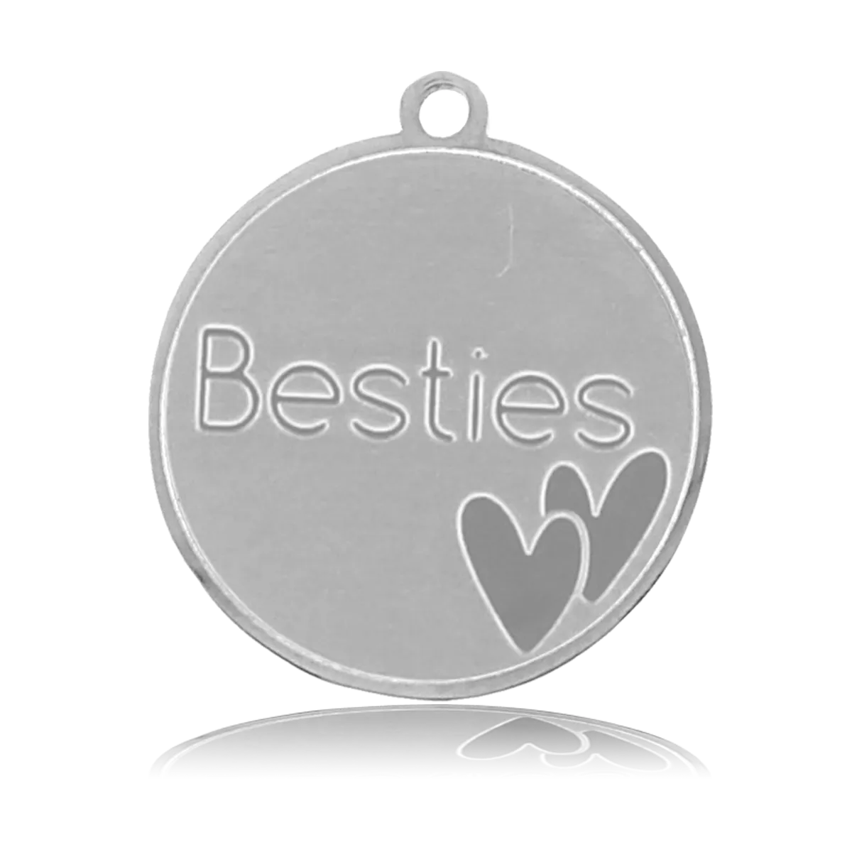 Besties Charm with Blue Opal Jade Charity Bracelet
