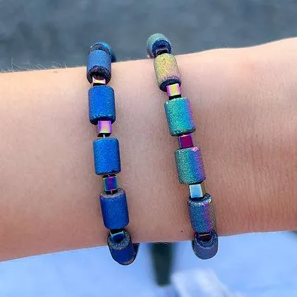 Carrie Elspeth Cobalt Lava Glimmer Bracelet