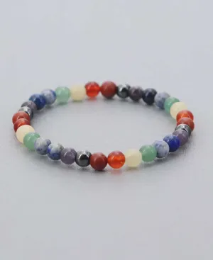 Chakra Gemstone Bead Stretch Bracelet