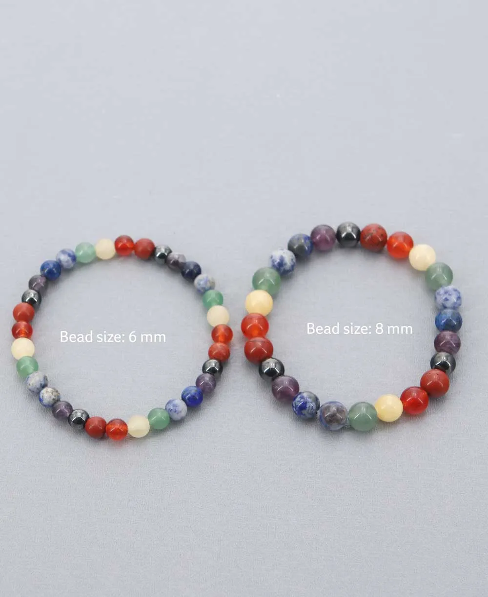 Chakra Gemstone Bead Stretch Bracelet