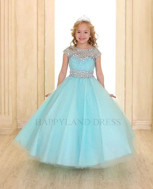 Champagne Sparkling Rhinestone Beaded Long Dress SY003