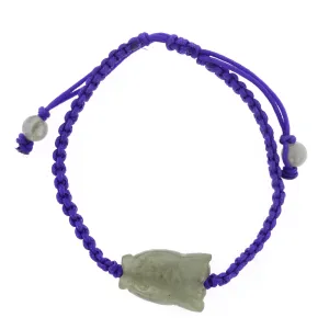 Child's Jadeite Fish Bracelet