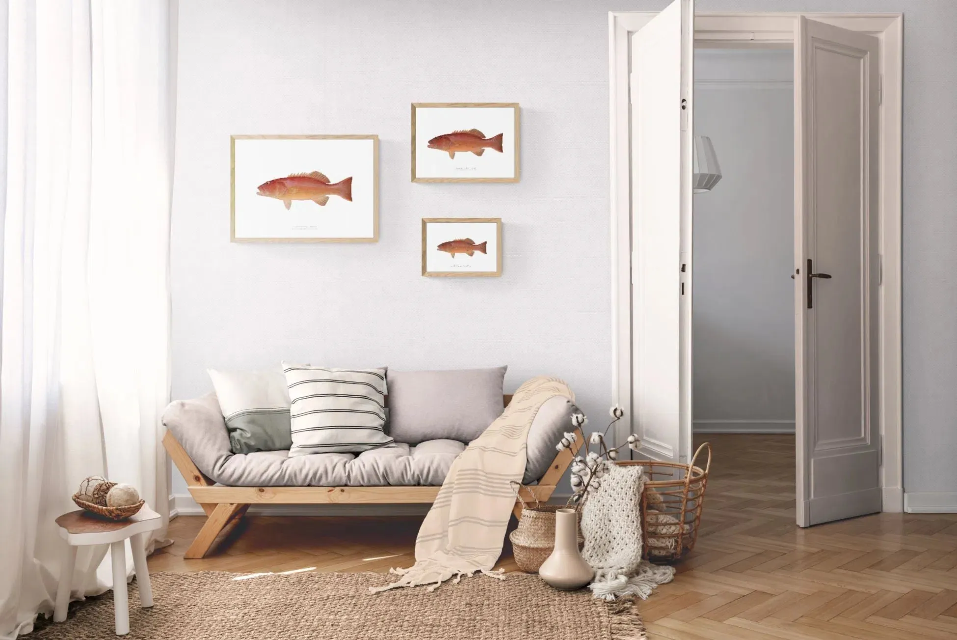 Common Coral Trout, Plectropomus leopardus (Lacépède, 1801) - Fine Art Print