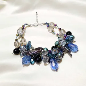 Crystal and Jade Bracelet