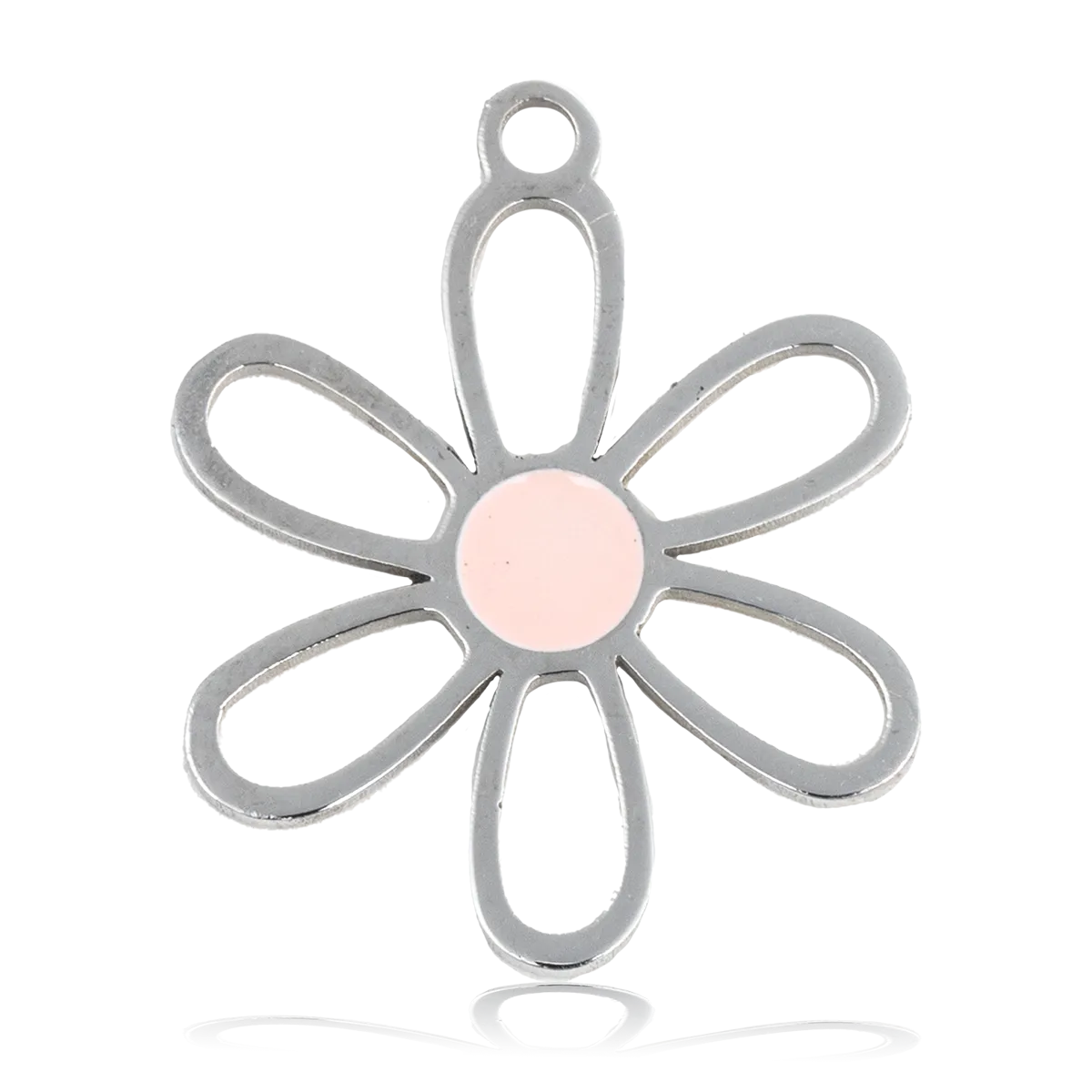 Flower Charm with Green Yellow Jade Charity Bracelet