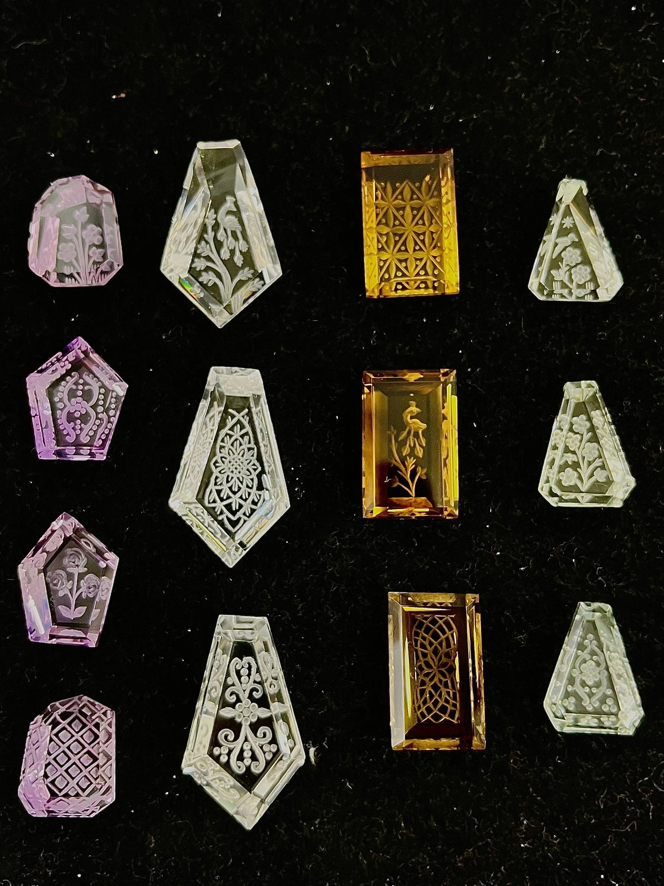 Green Amethyst Fabulous Handcarved Fantasy cut carving