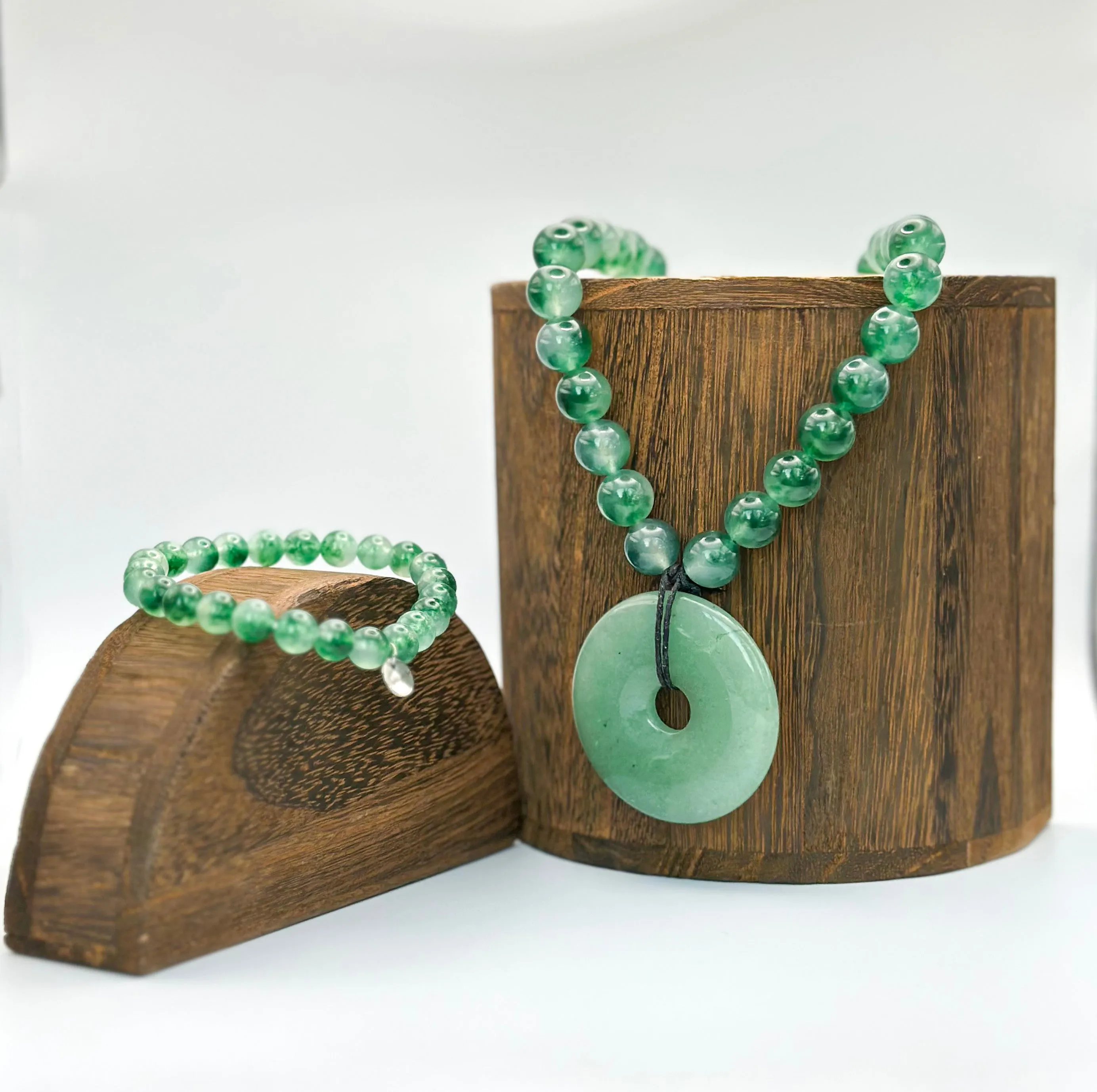 Healing Bracelet - Dark Green Malaysian Jade