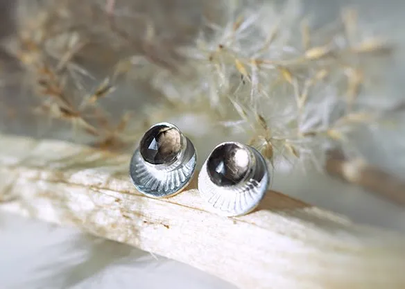 Horizon Stud Earrings - Sterling Silver