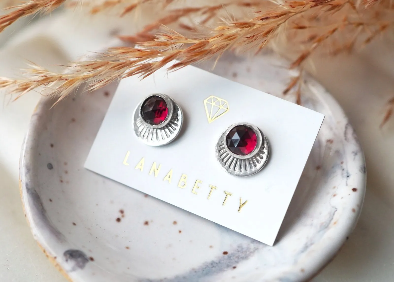 Horizon Stud Earrings - Sterling Silver