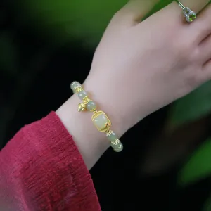 Hotan Jade Beaded Bracelet