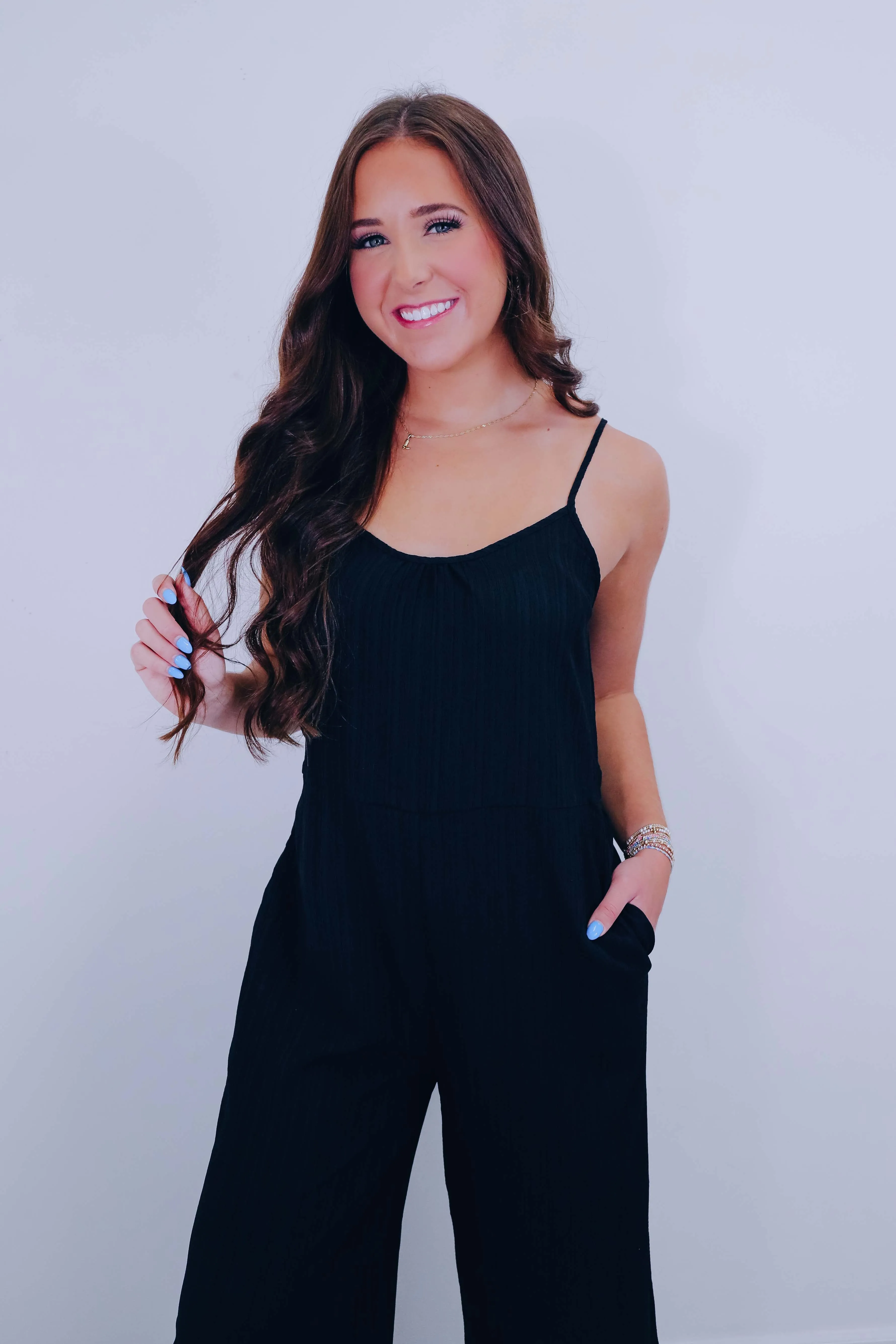 It's A Breeze Wide Leg Jumpsuit - 2 Colors