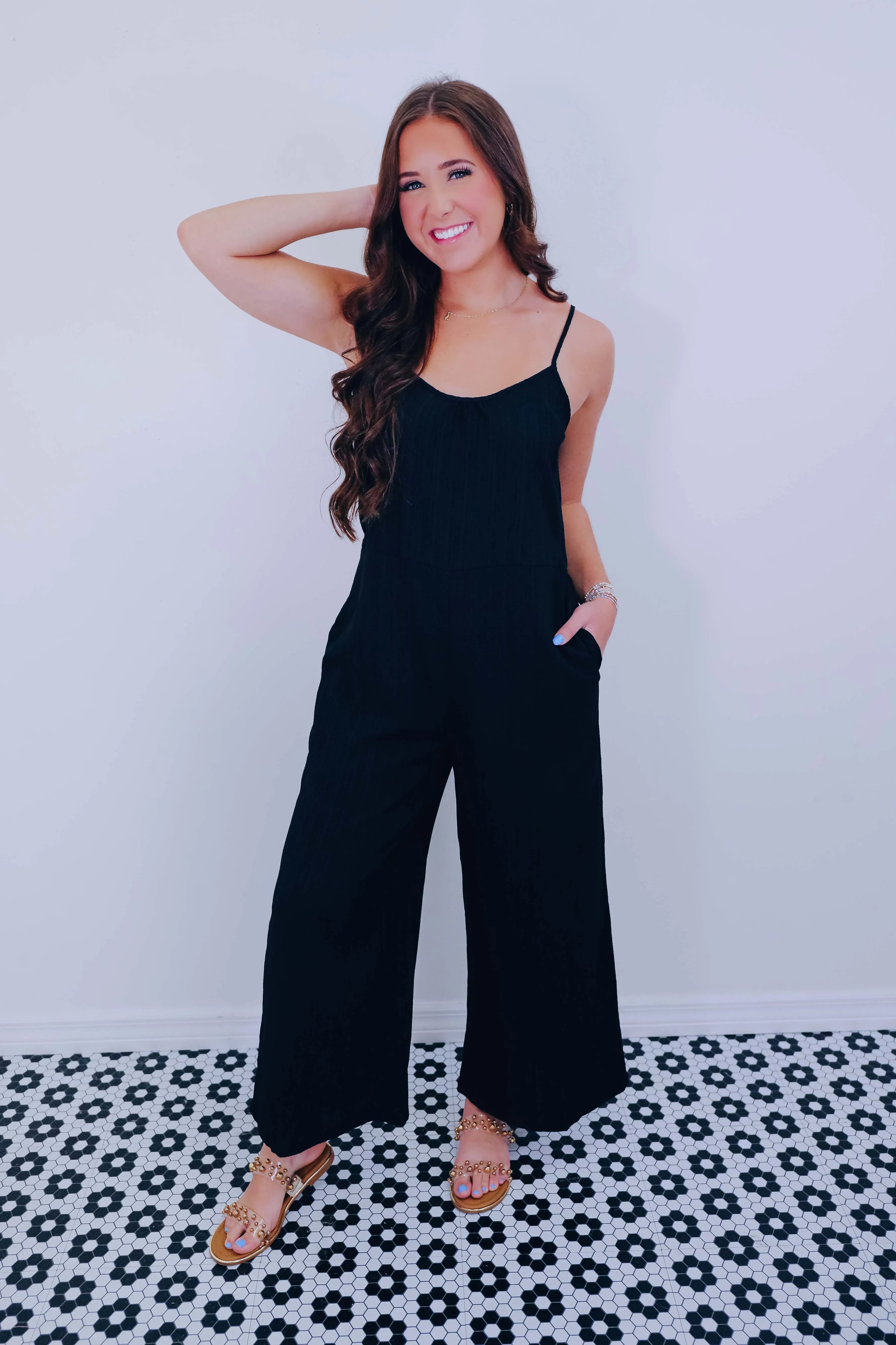 It's A Breeze Wide Leg Jumpsuit - 2 Colors