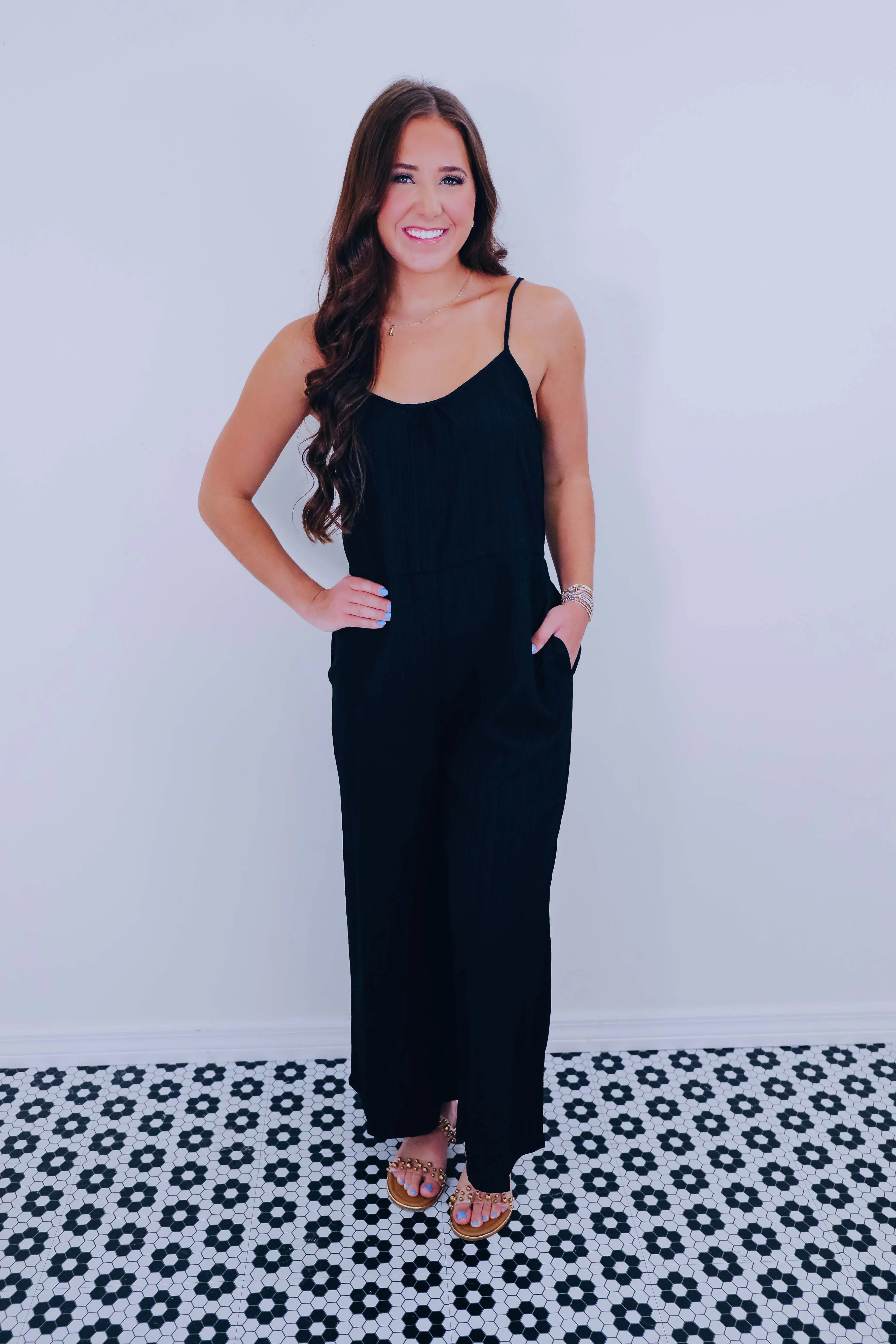 It's A Breeze Wide Leg Jumpsuit - 2 Colors