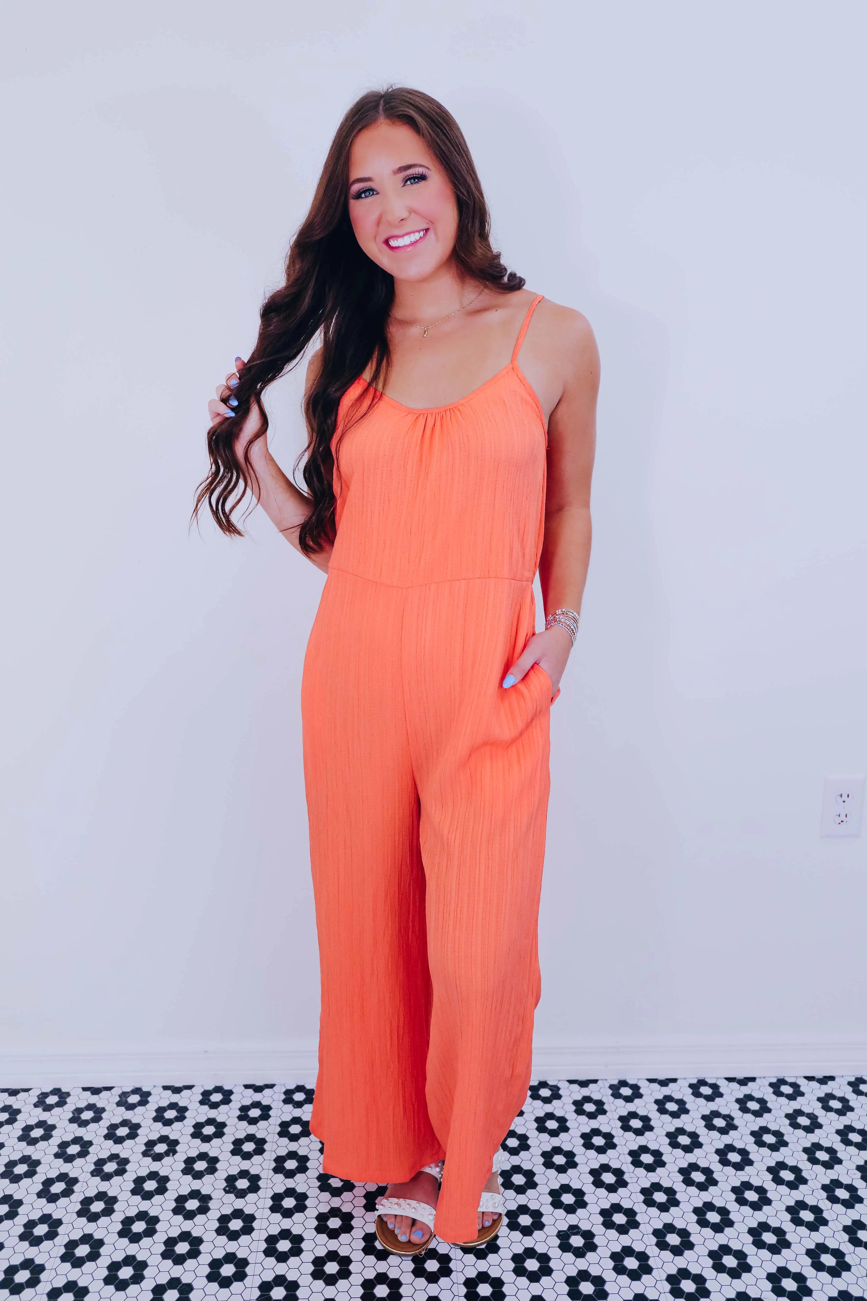 It's A Breeze Wide Leg Jumpsuit - 2 Colors
