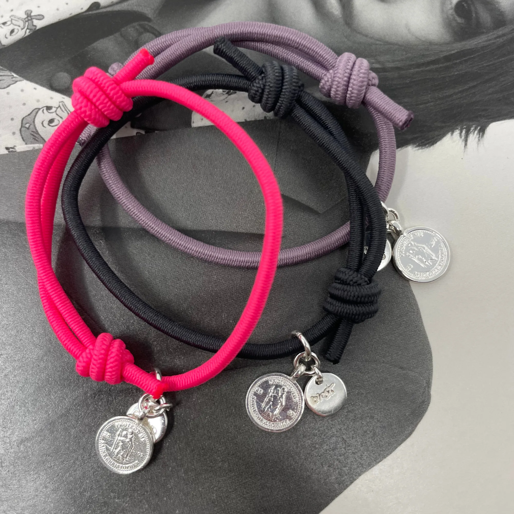 KNOT BRACELET DEEP GREY