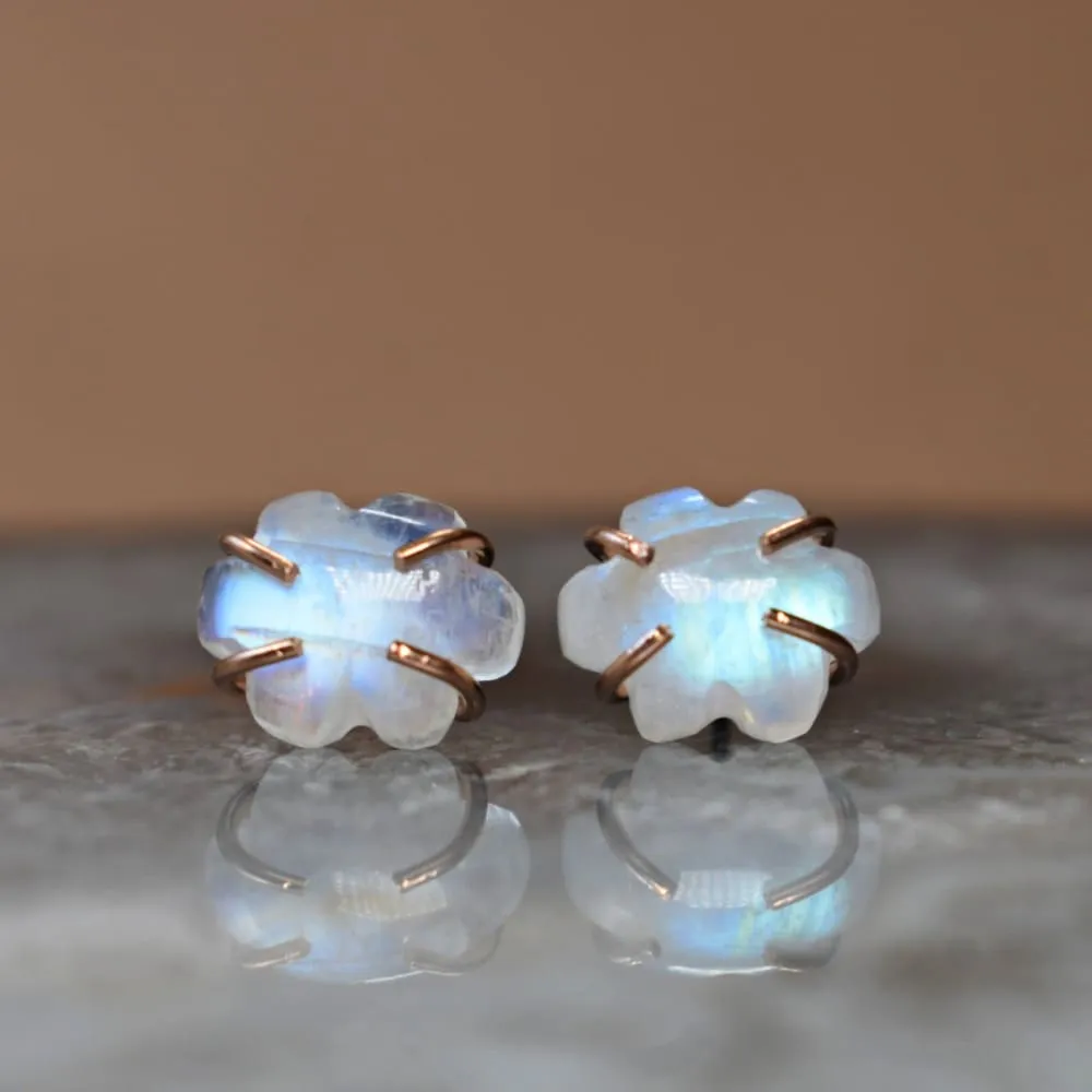 Last Call: Cloud Gemstone Stud Earrings