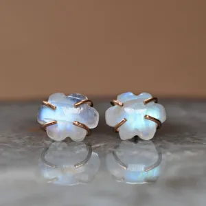 Last Call: Cloud Gemstone Stud Earrings