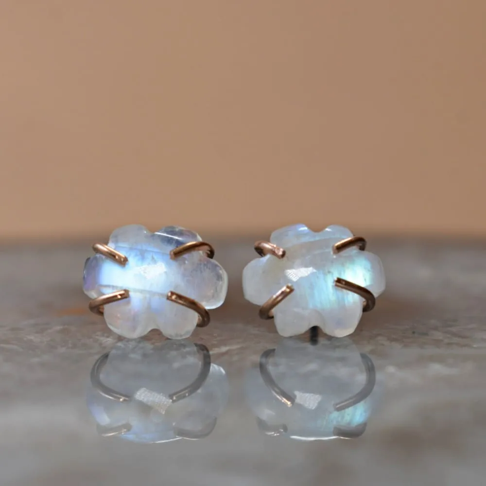 Last Call: Cloud Gemstone Stud Earrings