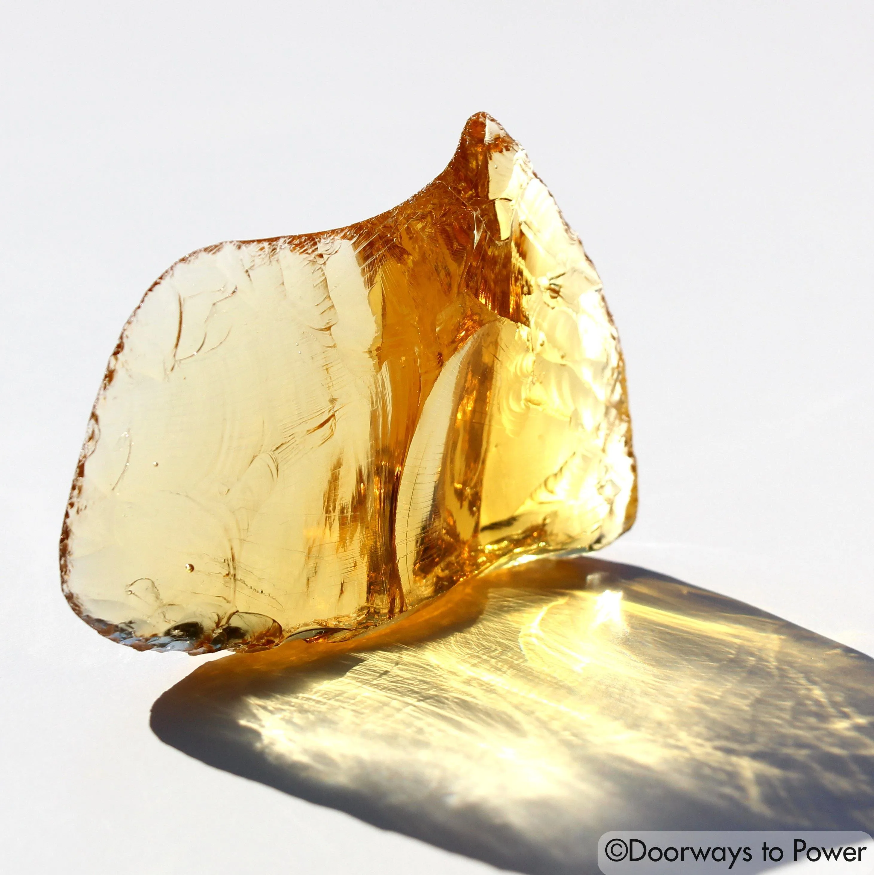 Lemurian Amber Andara Crystal 'Light Transmuted into Life'