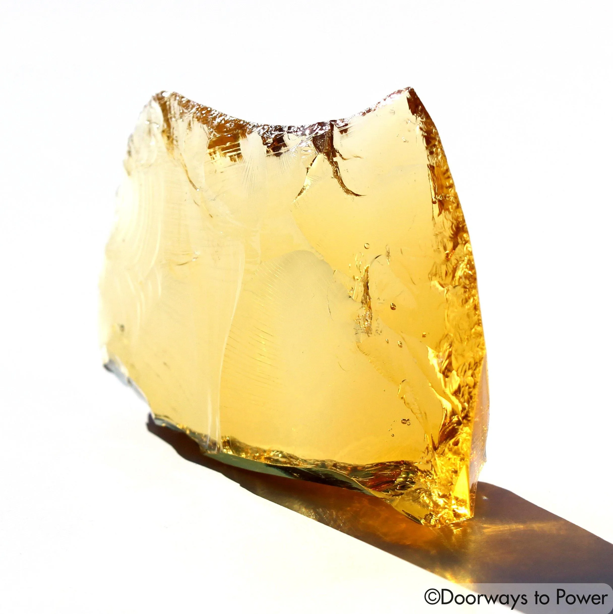 Lemurian Amber Andara Crystal 'Light Transmuted into Life'