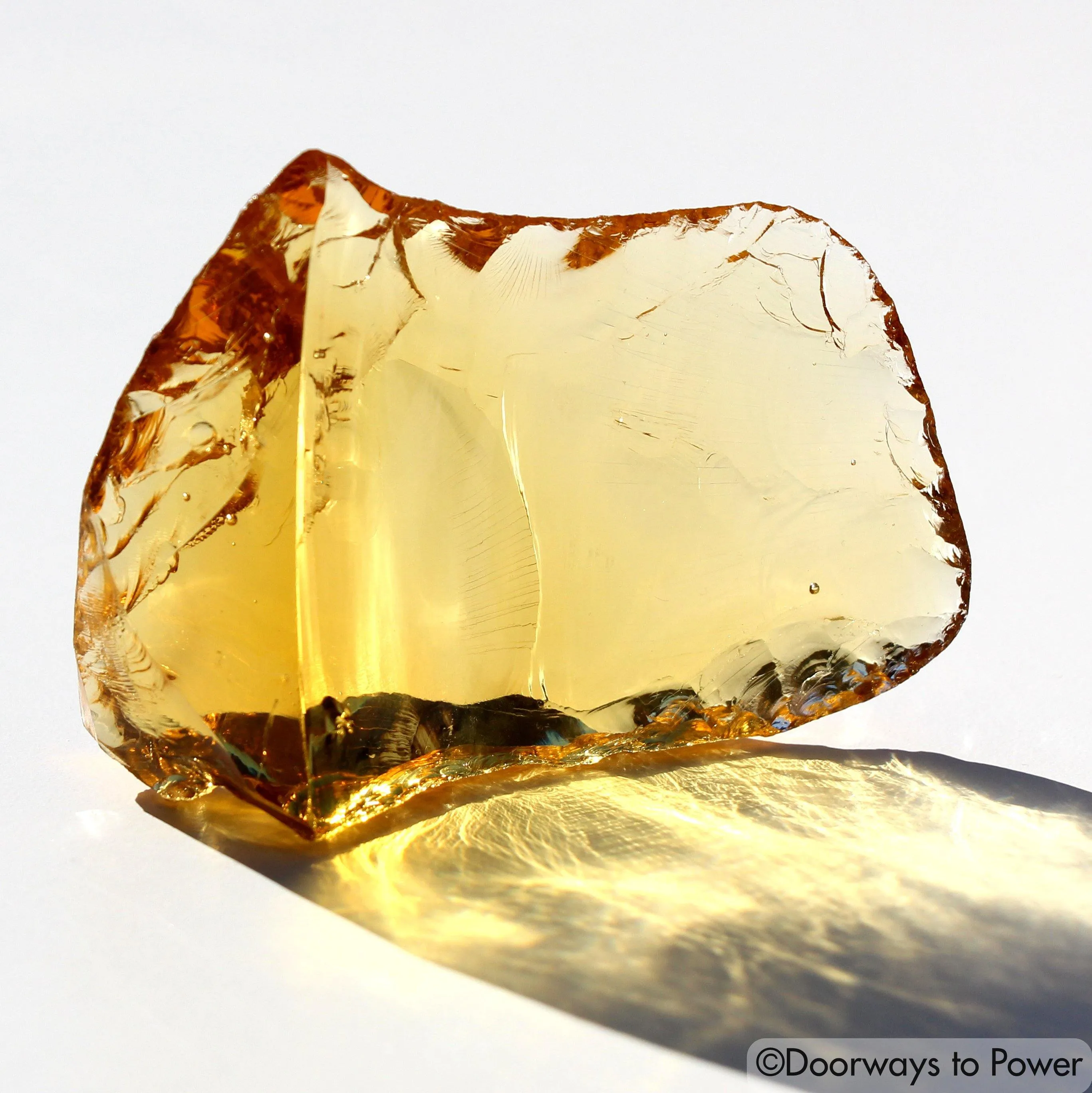 Lemurian Amber Andara Crystal 'Light Transmuted into Life'