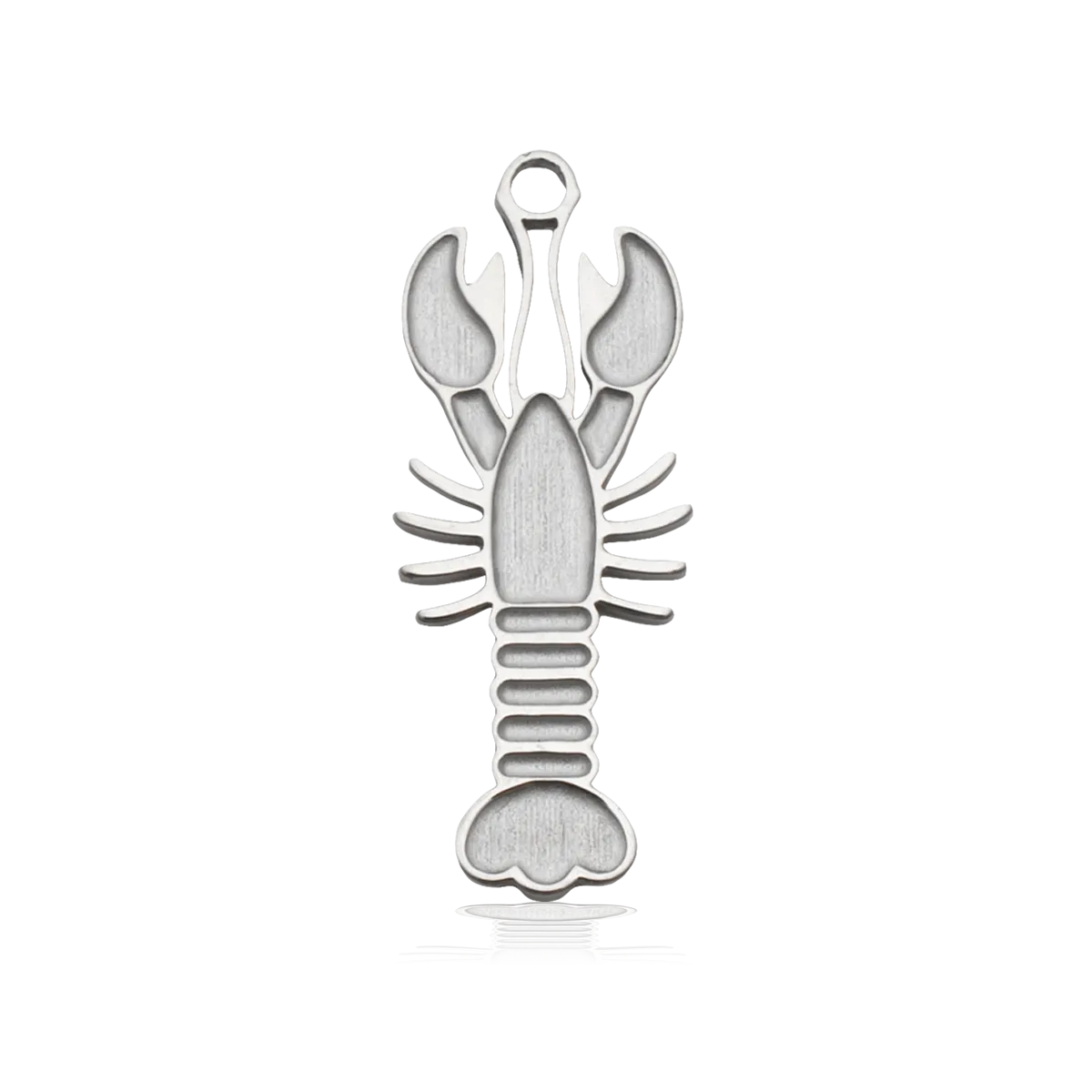 Lobster Charm with Blue and White Jade Charity Bracelet