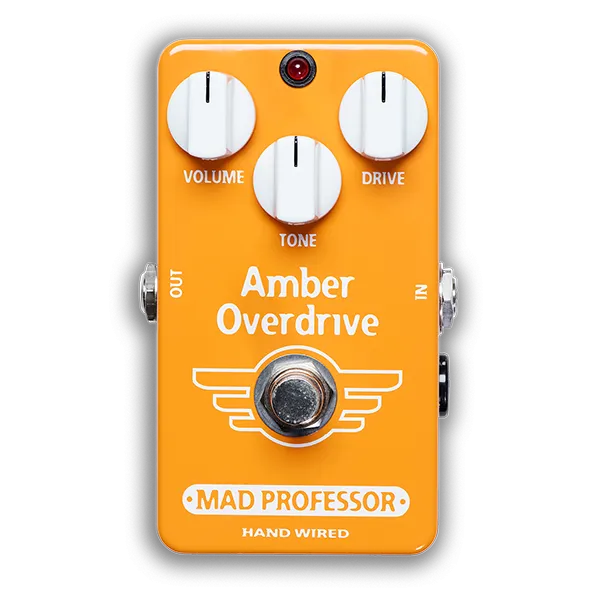 Mad Professor AMBER Overdrive Guitar Effects Pedal - Hand Wired