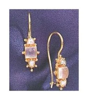Milano Moonstone and Cultured Pearl Earrings
