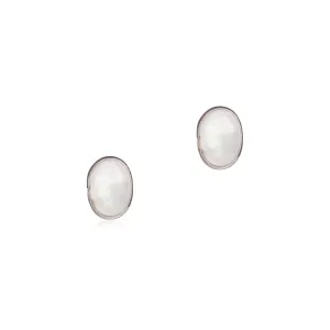 Moonstone studs