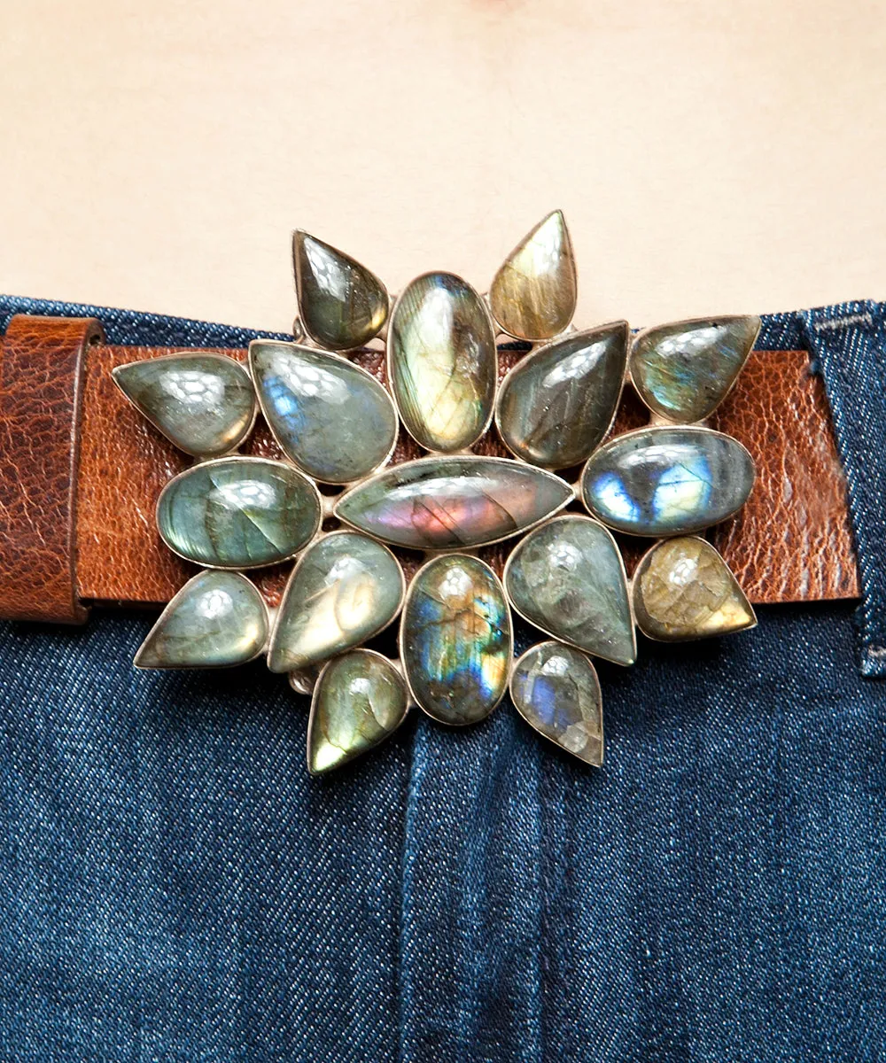 MYSTIC MOONSTONE BELT BUCKLE