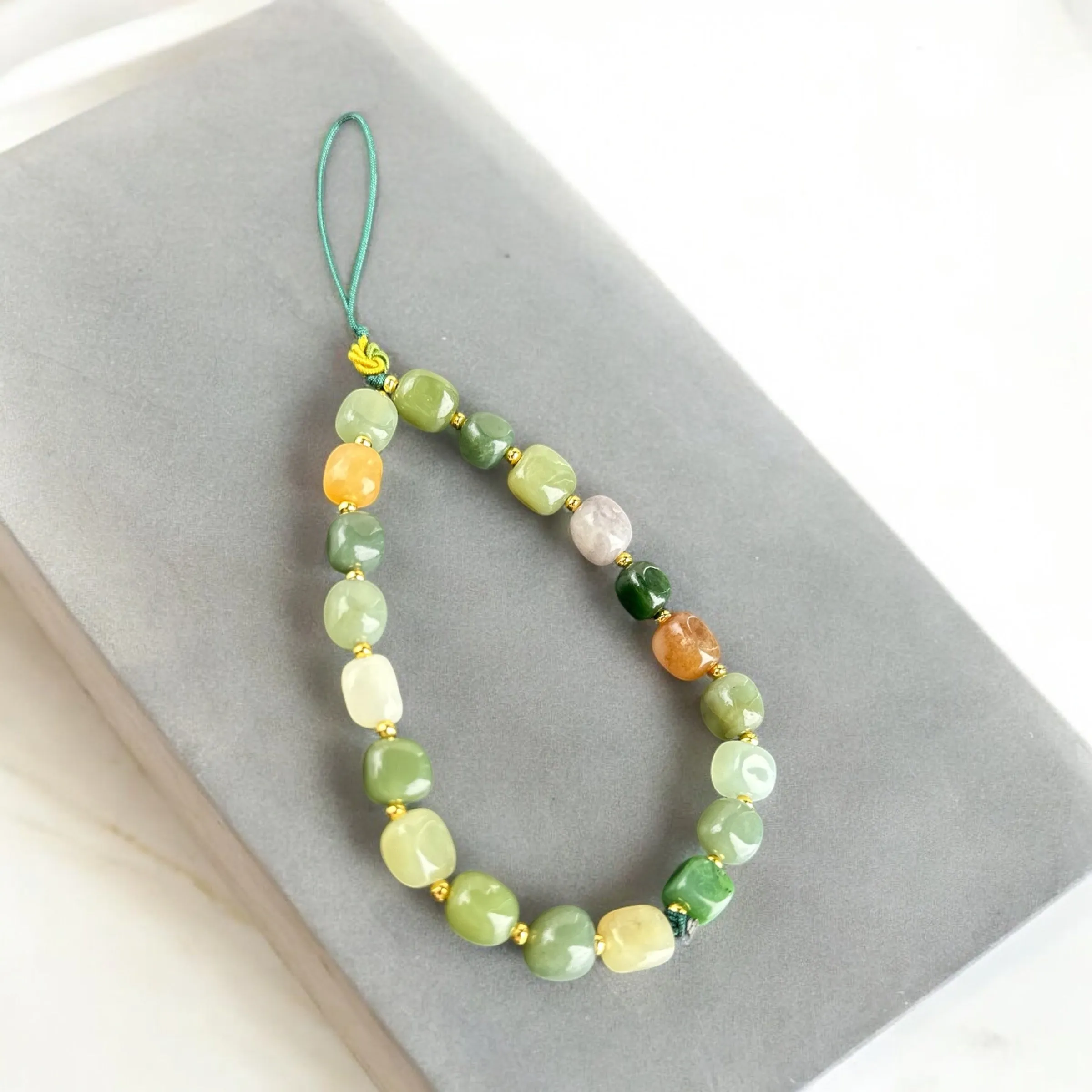 Nephrite Jade Bracelet Phone Strap