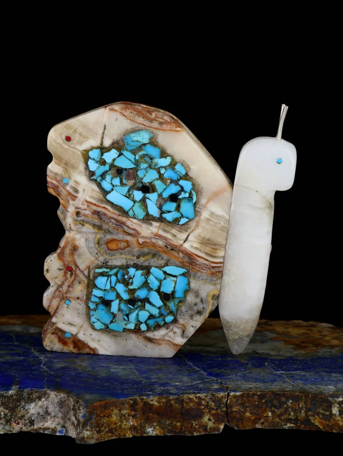 Onyx Butterfly Zuni Fetish