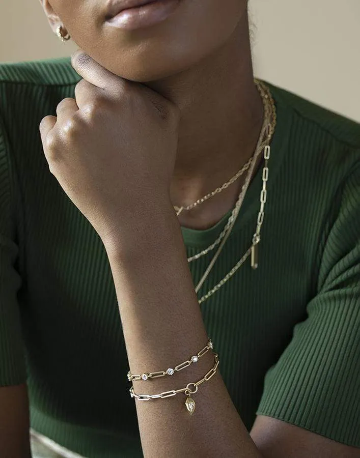 Phoebe Diamond Chain Bracelet