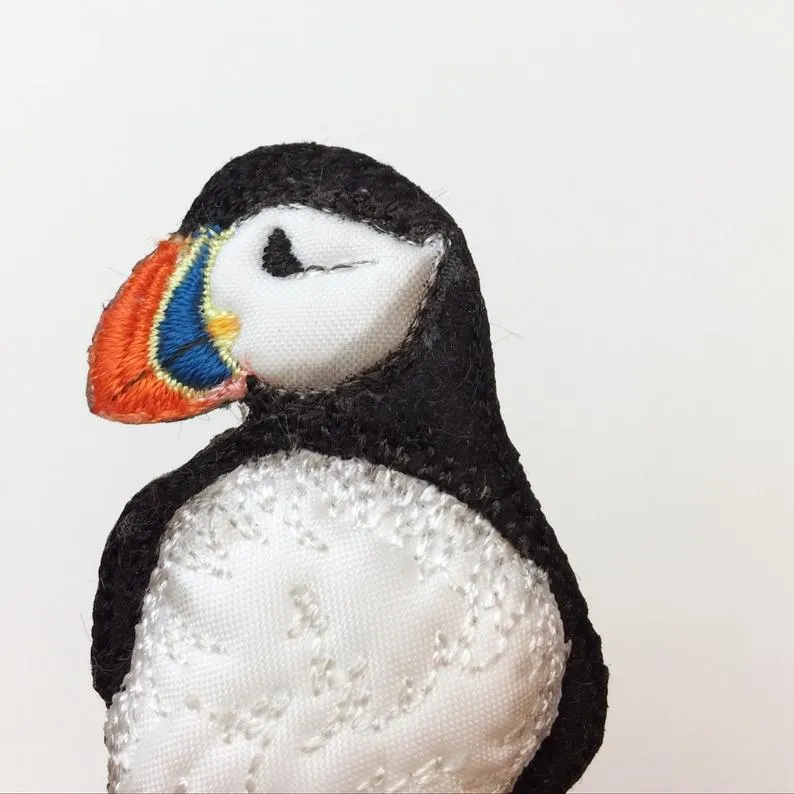 Puffin Brooch