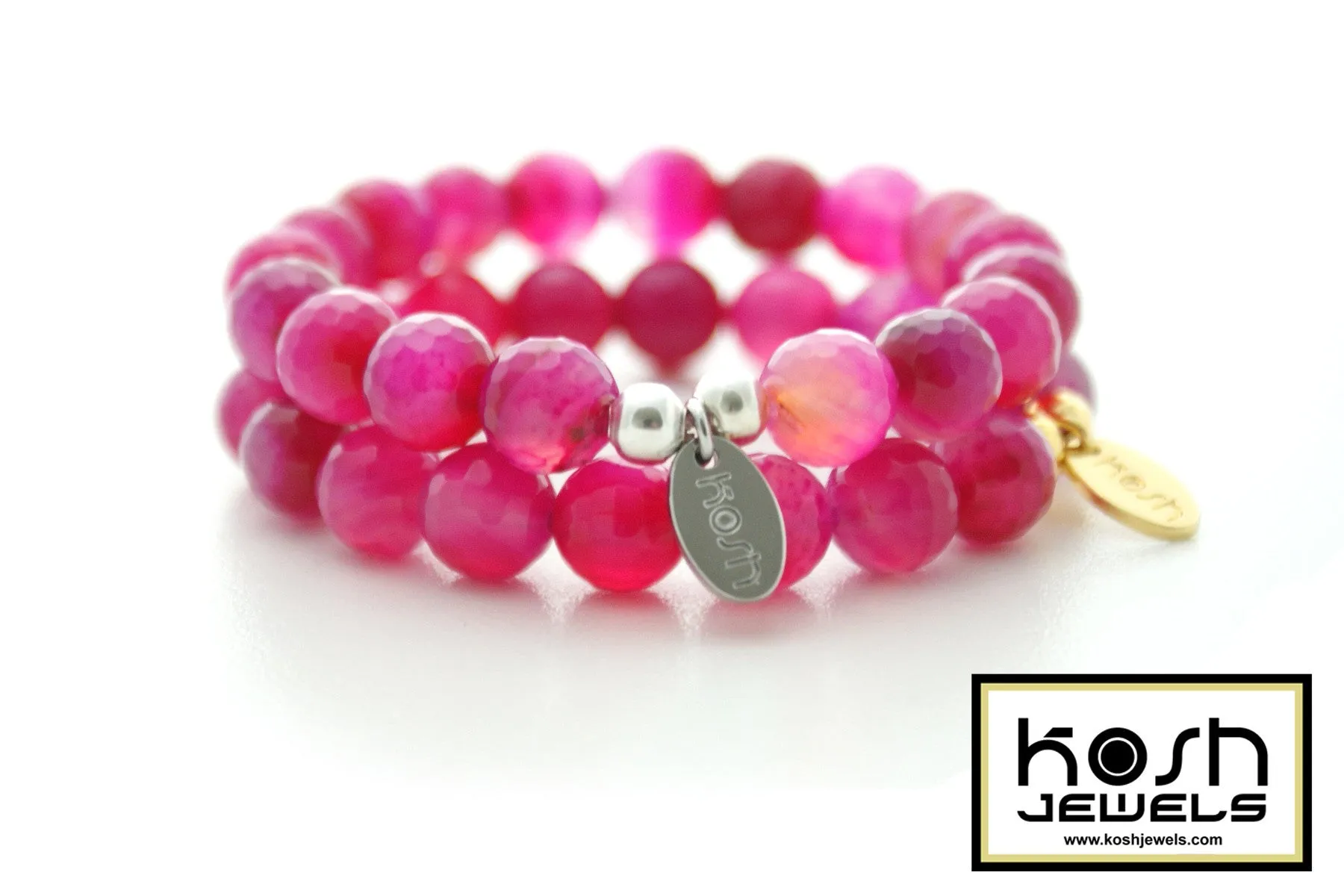 RAINBOW COLLECTION 10mm- Signature Beaded Bracelet
