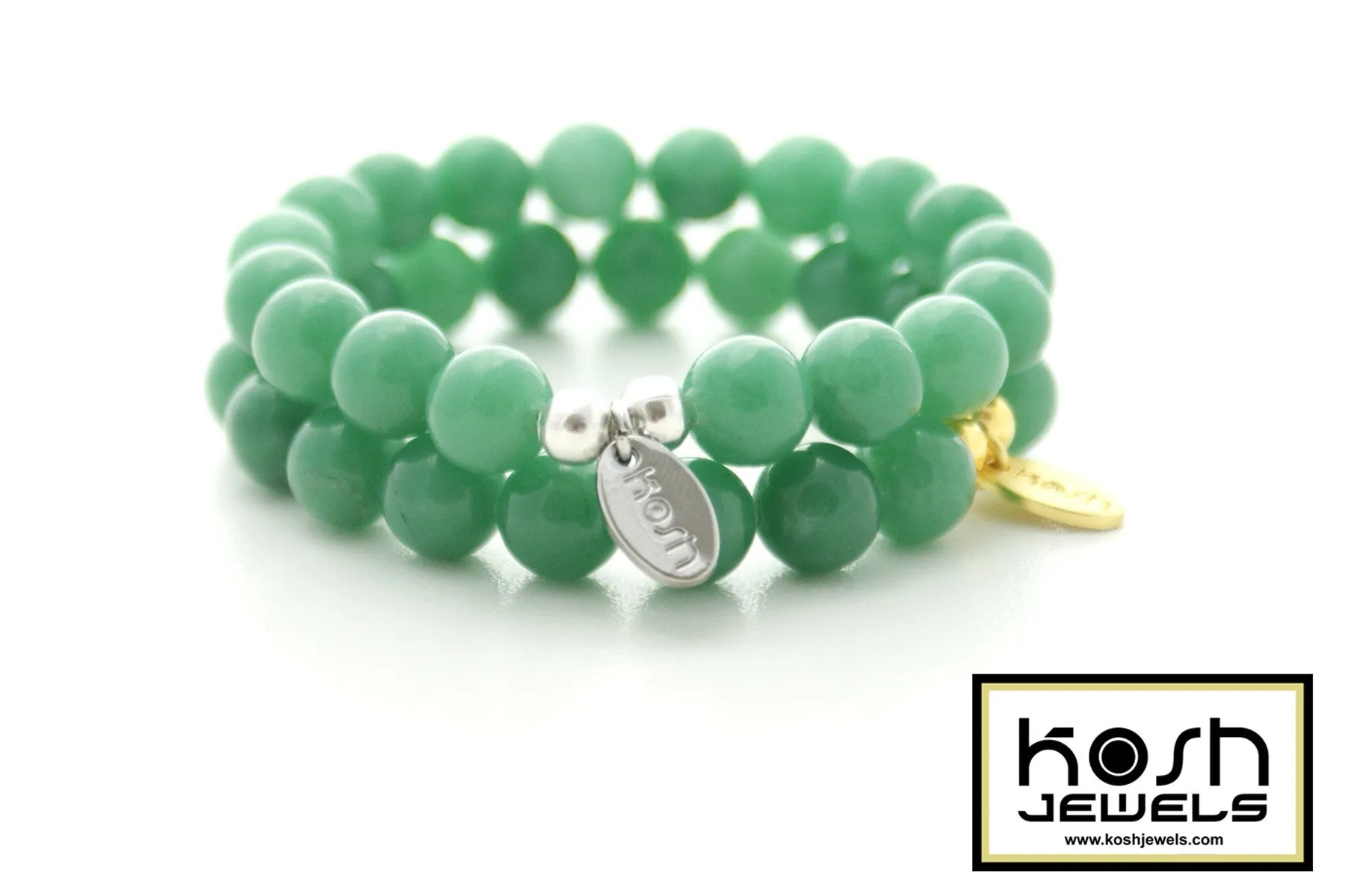 RAINBOW COLLECTION 10mm- Signature Beaded Bracelet