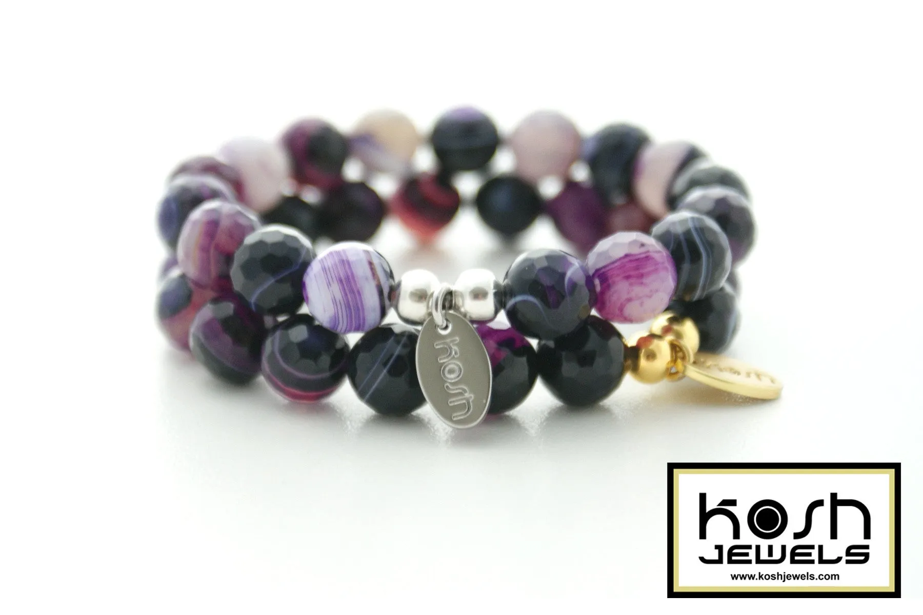 RAINBOW COLLECTION 10mm- Signature Beaded Bracelet