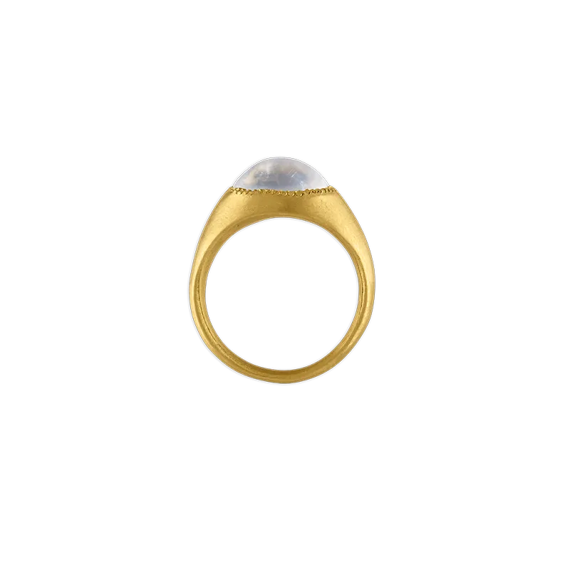 Rainbow Moonstone Roz Ring